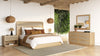Gavin Modern Natural Ash + Rattan Bedroom Set
