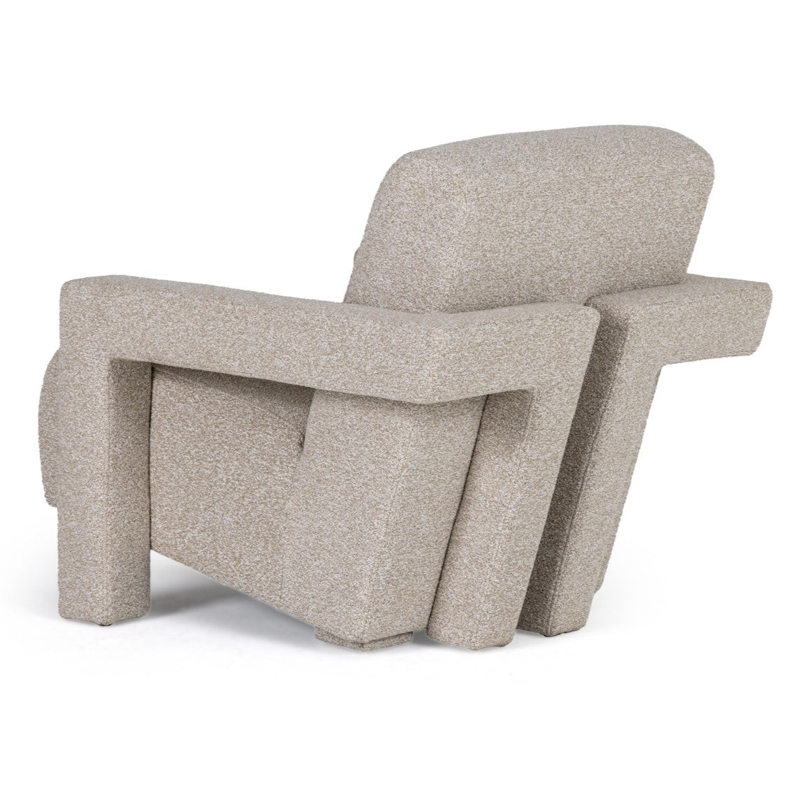 Wylie Modern Beige Fabric Accent Chair