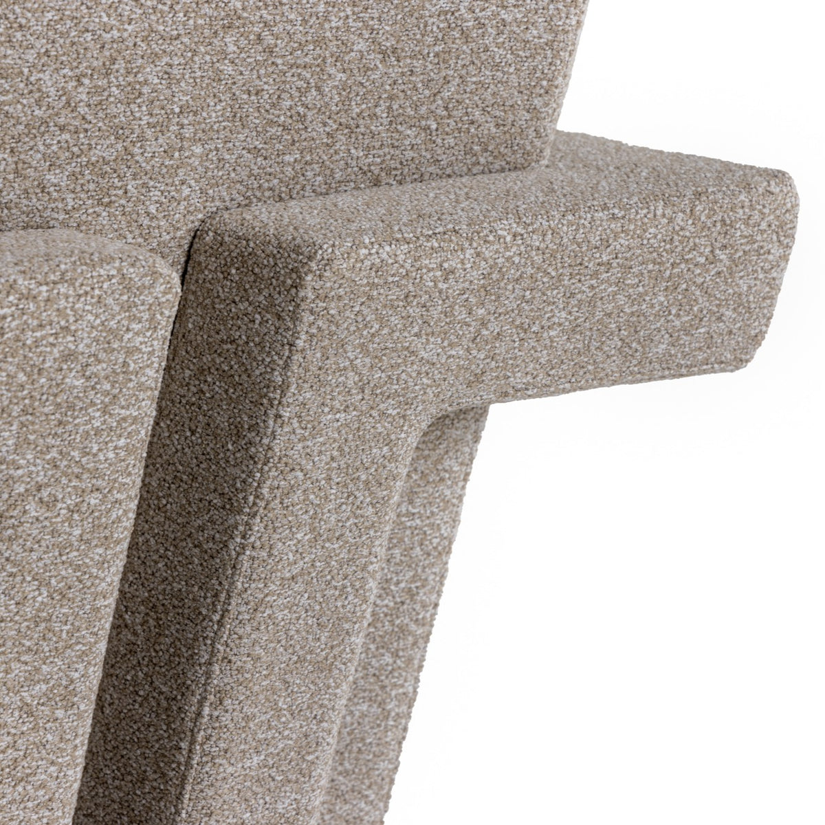Wylie Modern Beige Fabric Accent Chair