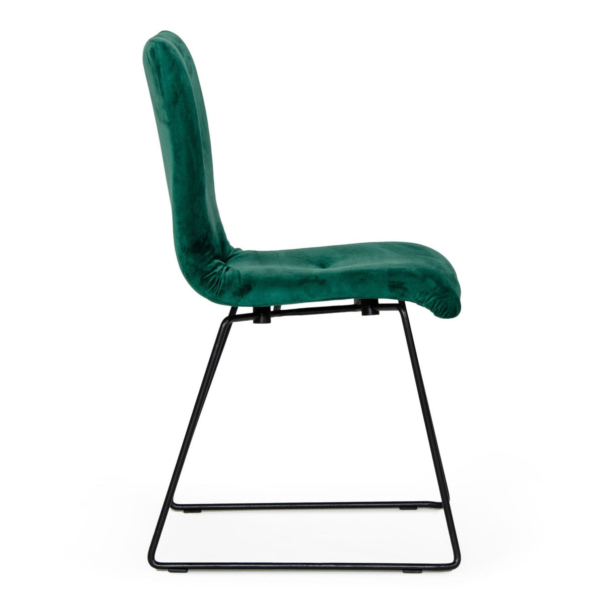 Yannis Modern Green Fabric Dining Chair (Set of 2)