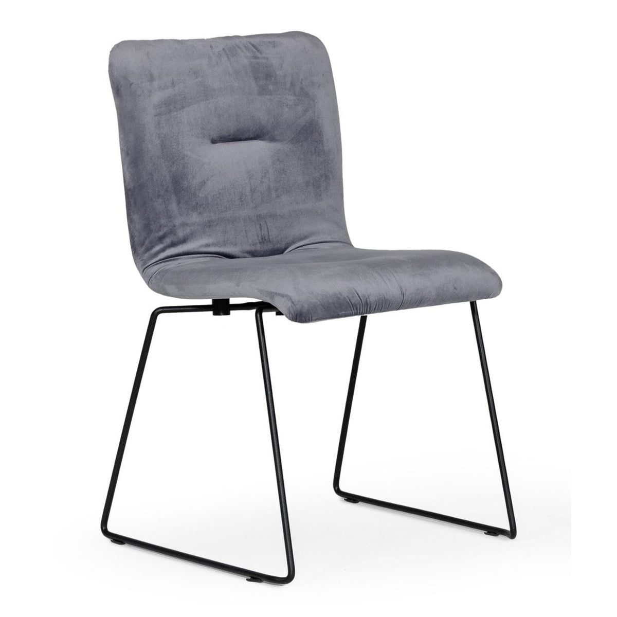 Yannis Modern Grey Fabric Dining Chair (Set of 2)