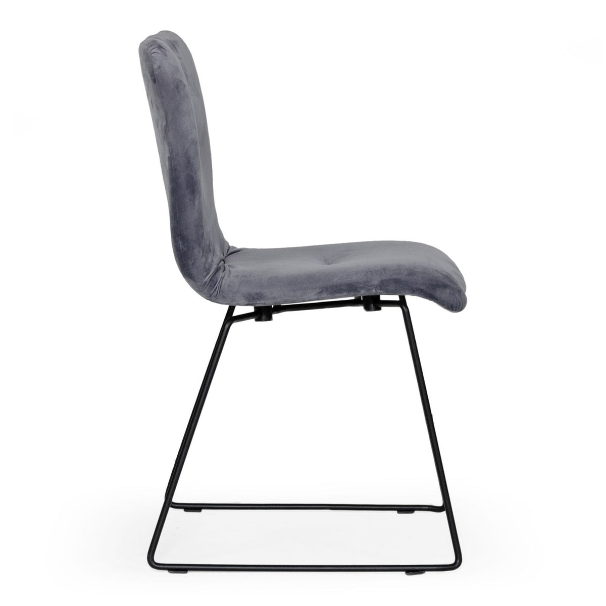 Yannis Modern Grey Fabric Dining Chair (Set of 2)