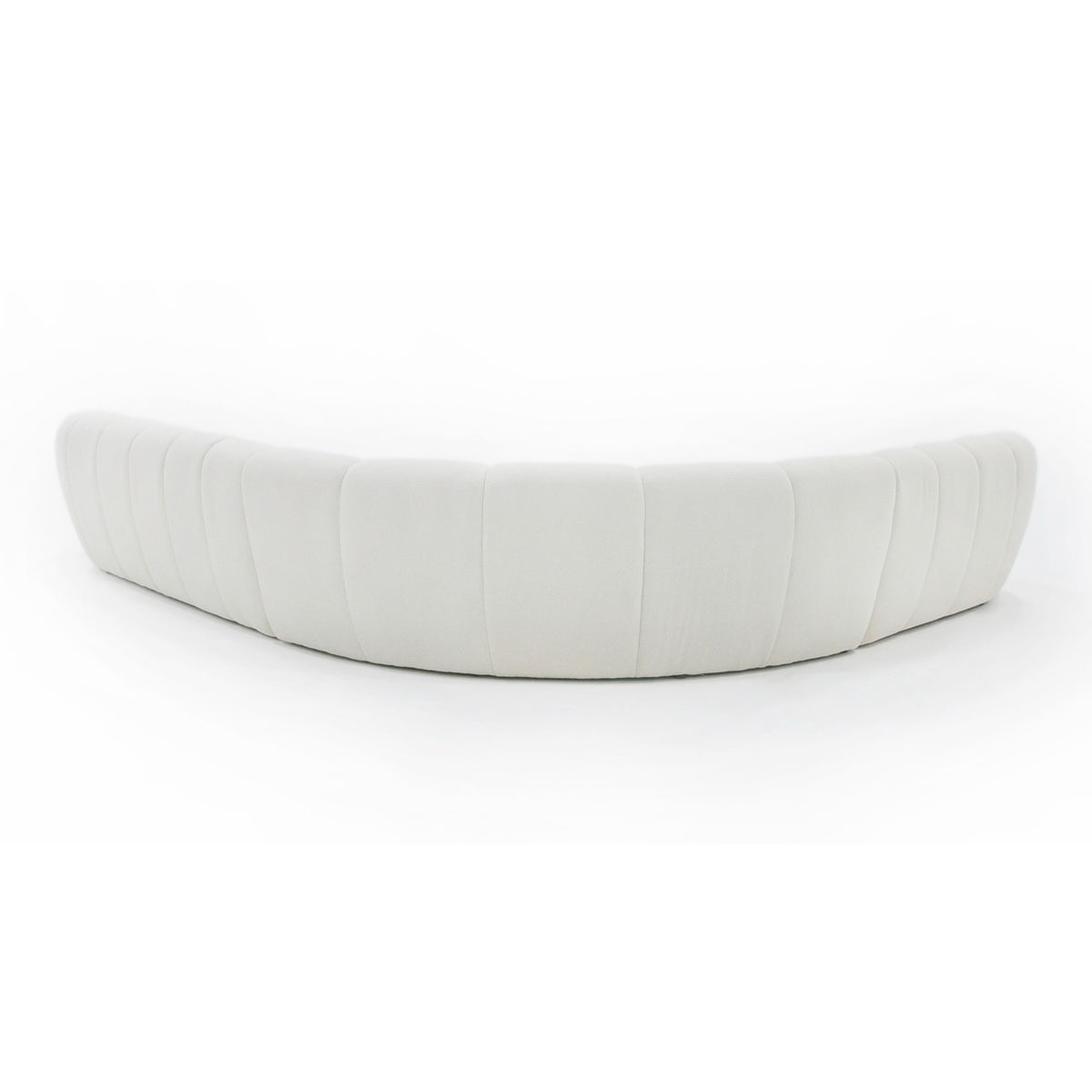 Yolonda Off-White Fabric Sectional Sofa
