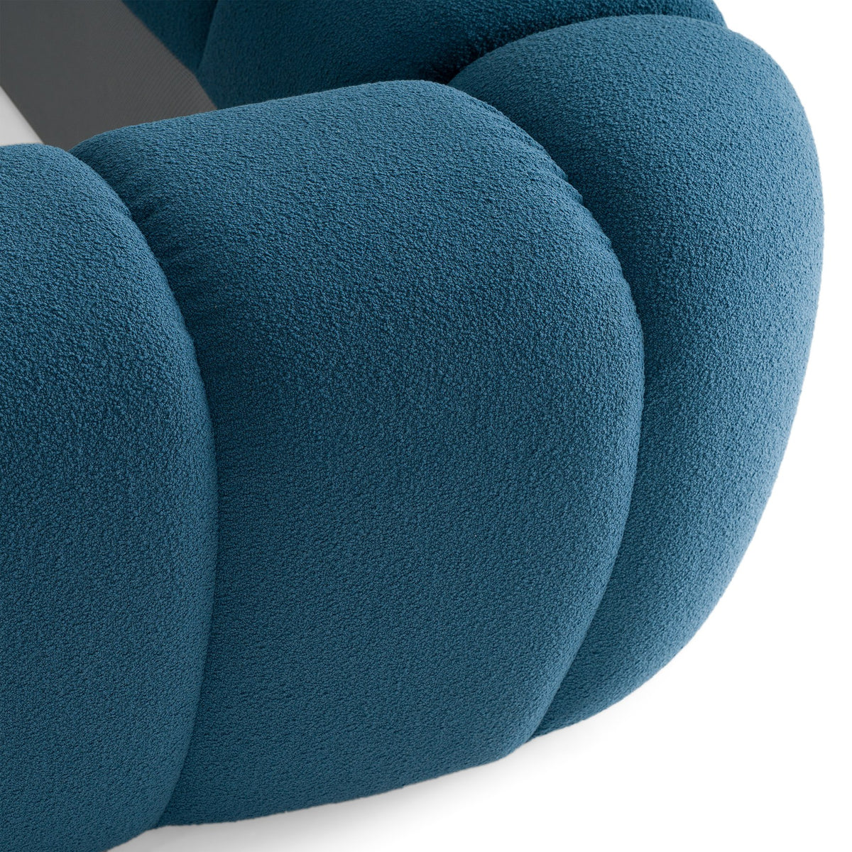 Yolonda + Soria Modern Dark Teal Fabric + Grey Wash 4-Piece Bedroom Set