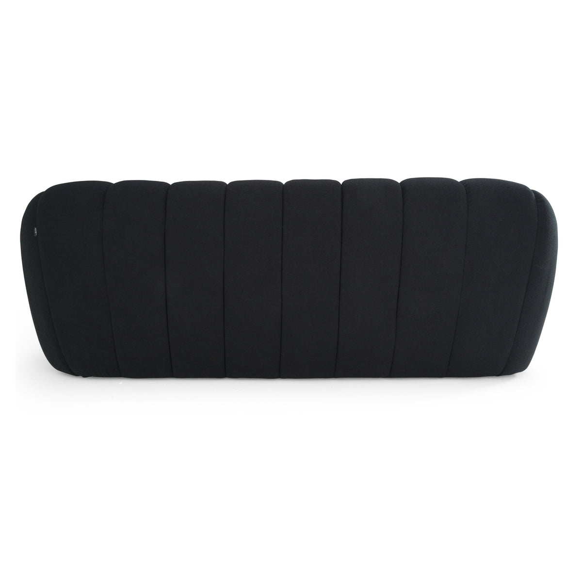 Yolonda Modern Black Fabric Bed
