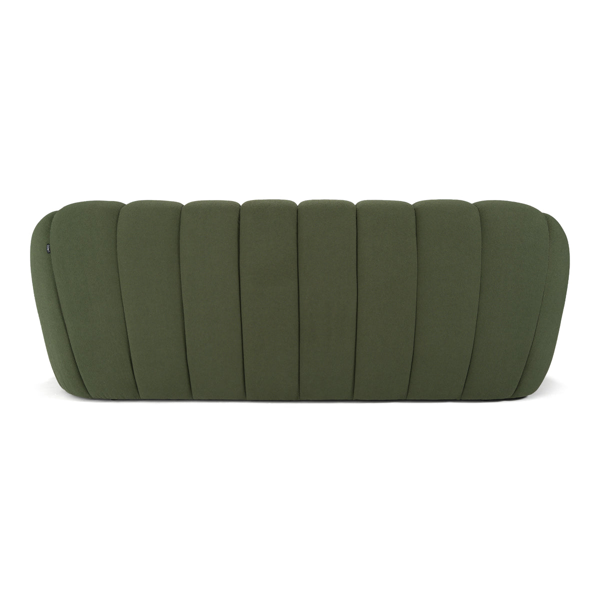 Yolonda Modern Green Fabric Bed