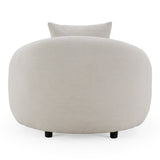 Yorba Modern Beige Fabric Accent Chair