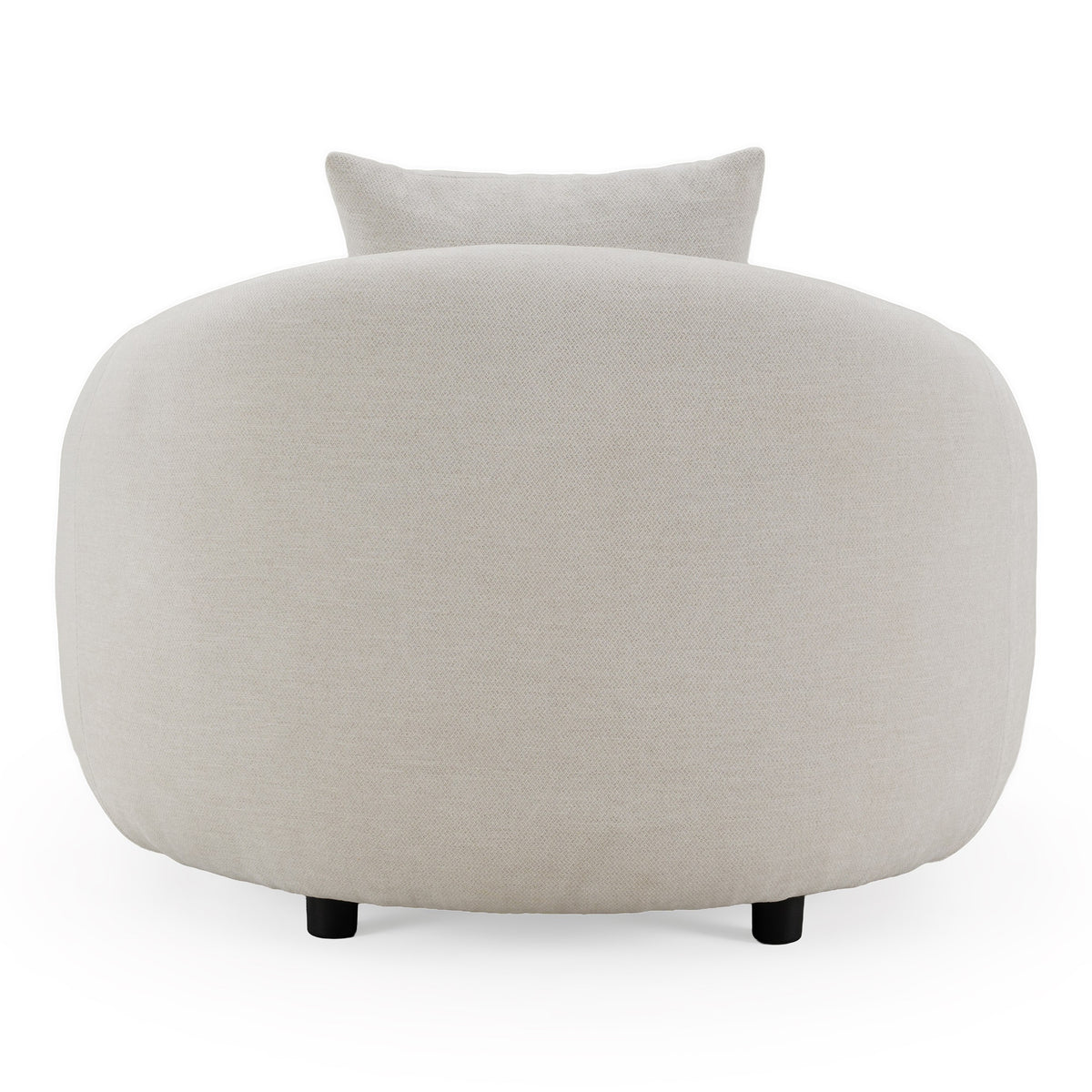 Yorba Modern Beige Fabric Accent Chair