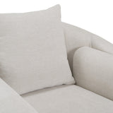 Yorba Modern Beige Fabric Accent Chair