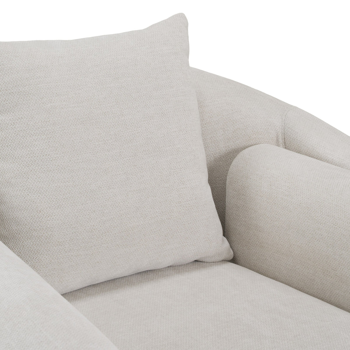 Yorba Modern Beige Fabric Accent Chair