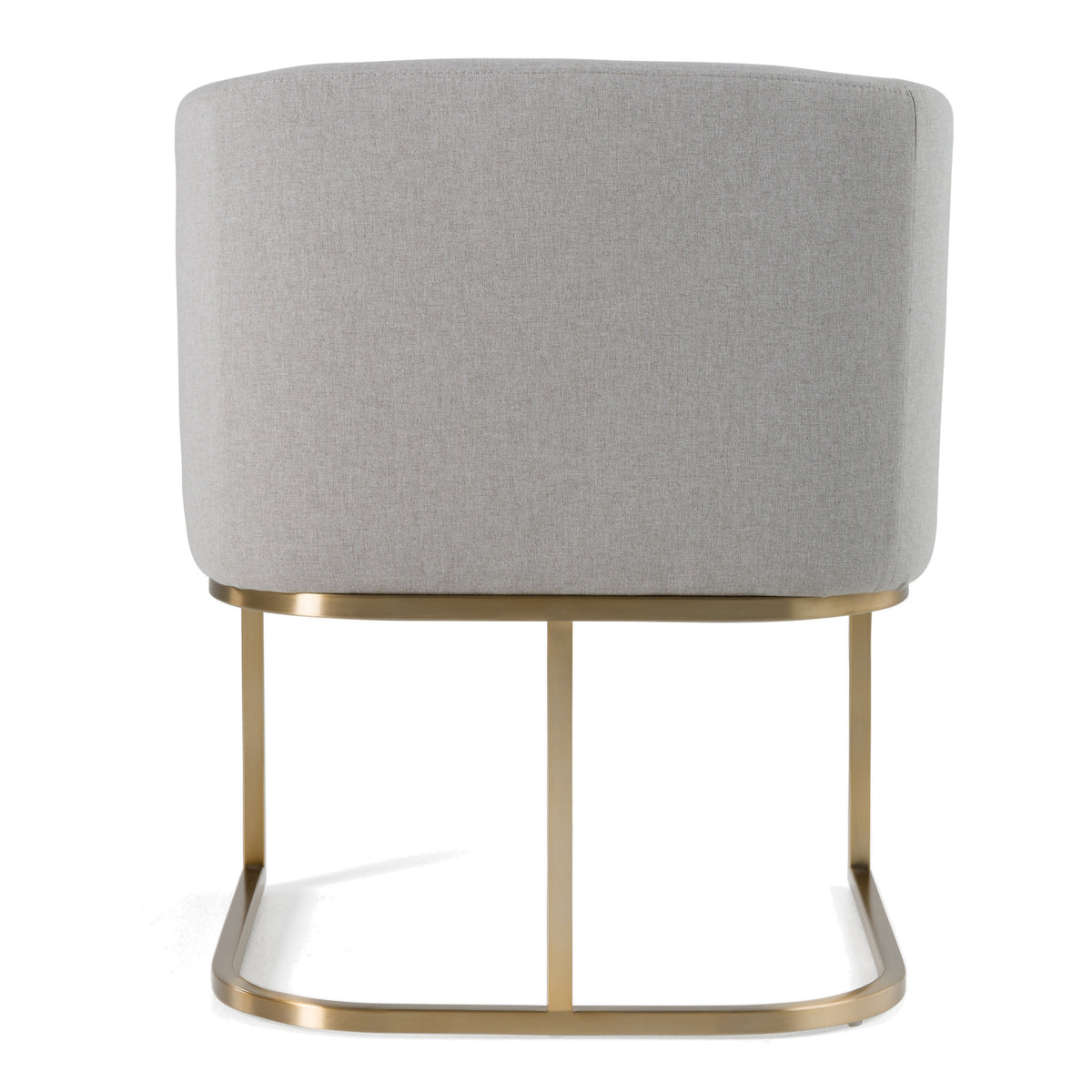 Yukon Modern Light Grey Fabric Dining Chair
