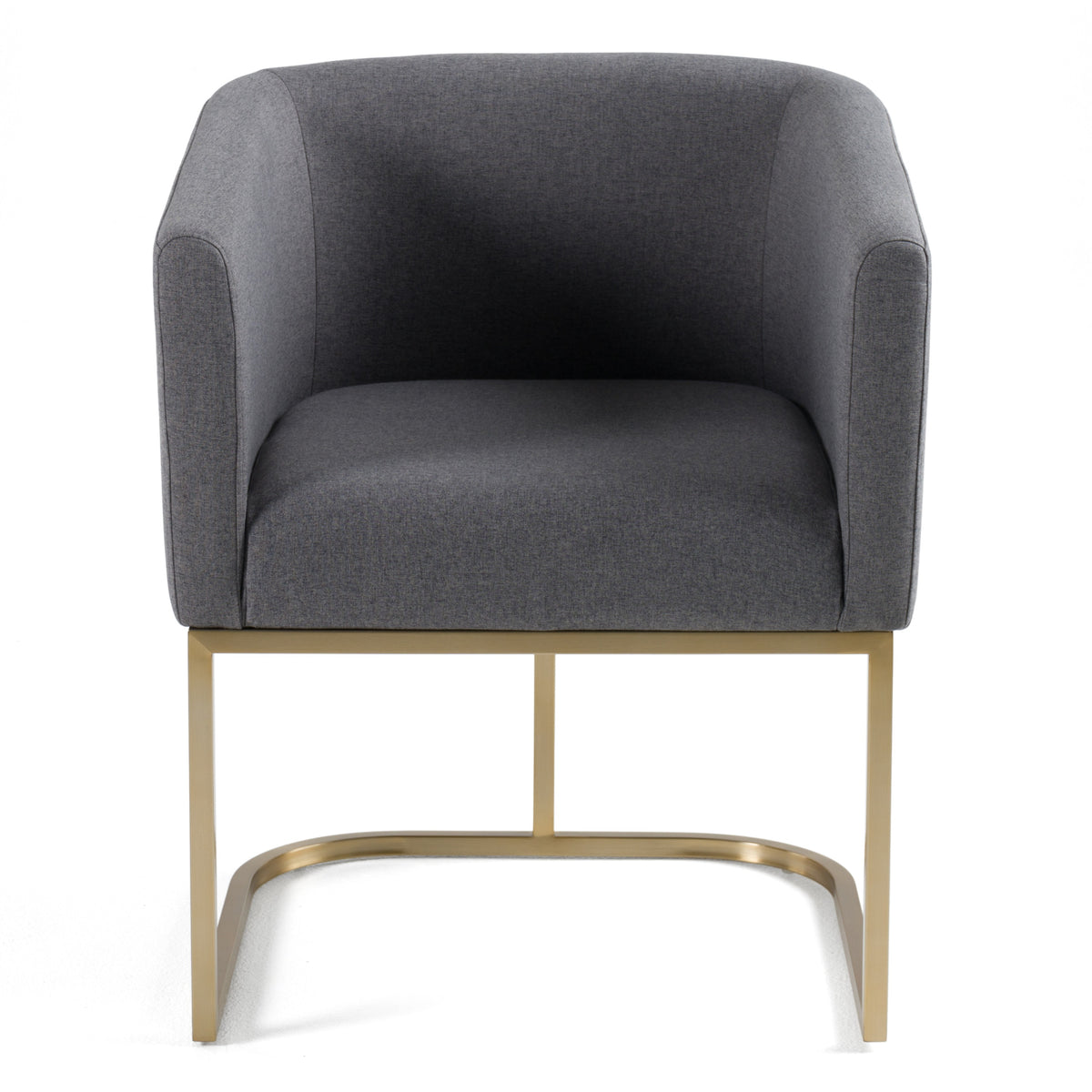 Yukon Modern Dark Grey Fabric Dining Chair