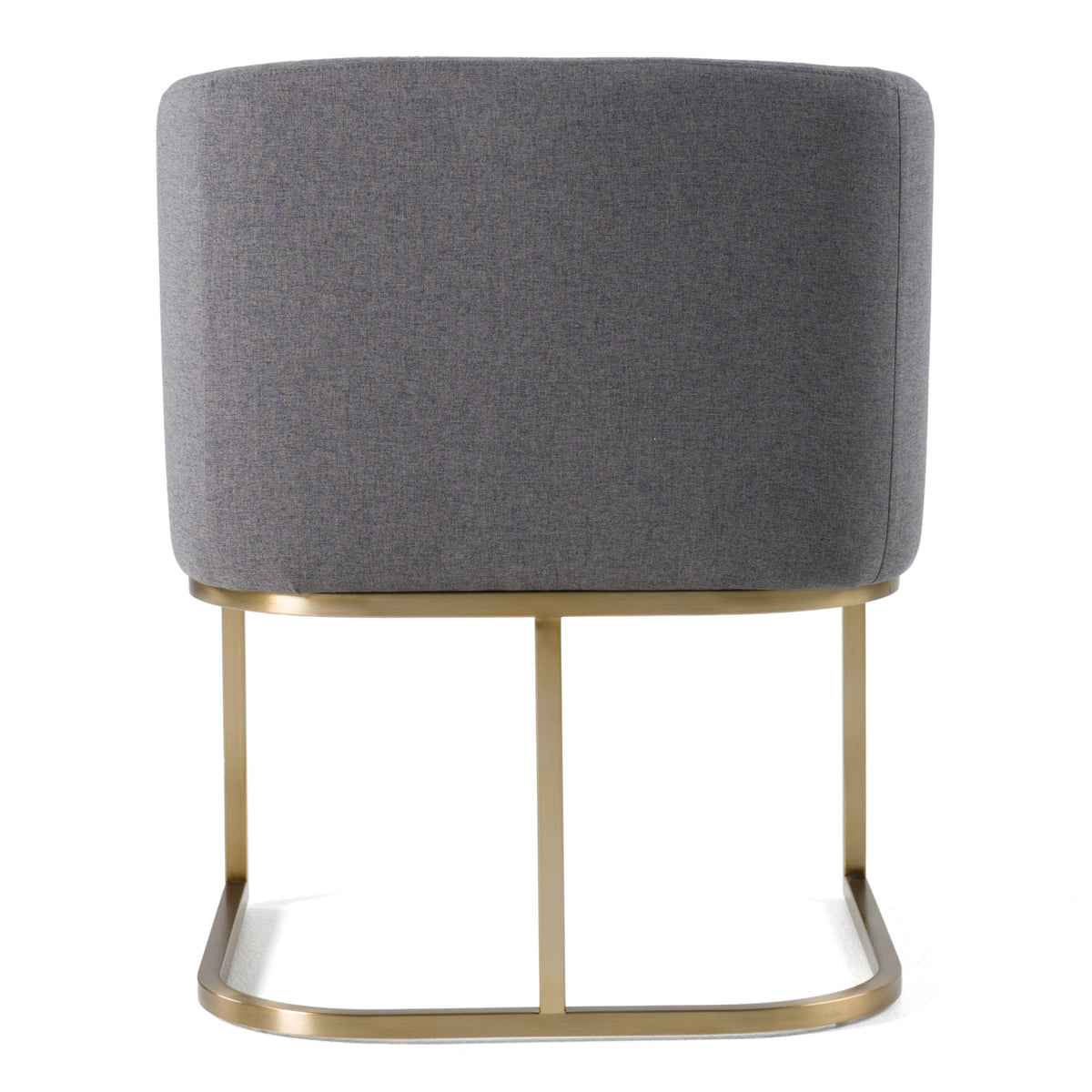 Yukon Modern Dark Grey Fabric Dining Chair