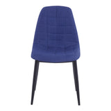 Zella Modern Blue Dining Chair (Set of 2)