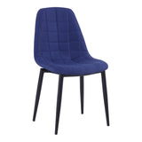 Zella Modern Blue Dining Chair (Set of 2)