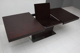 Zenith Modern Red Oak Extendable Dining Table