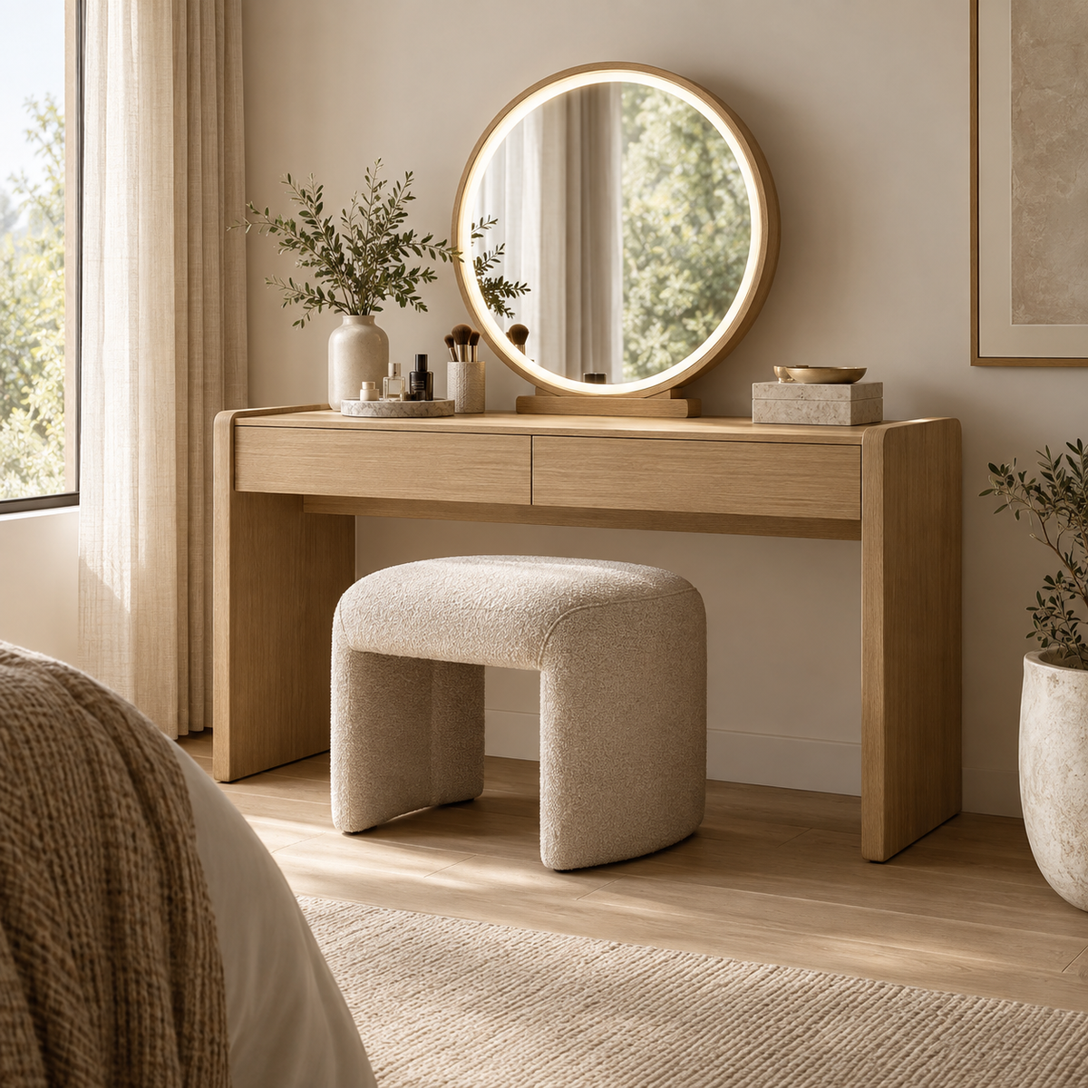 Contemporary bedroom vanities