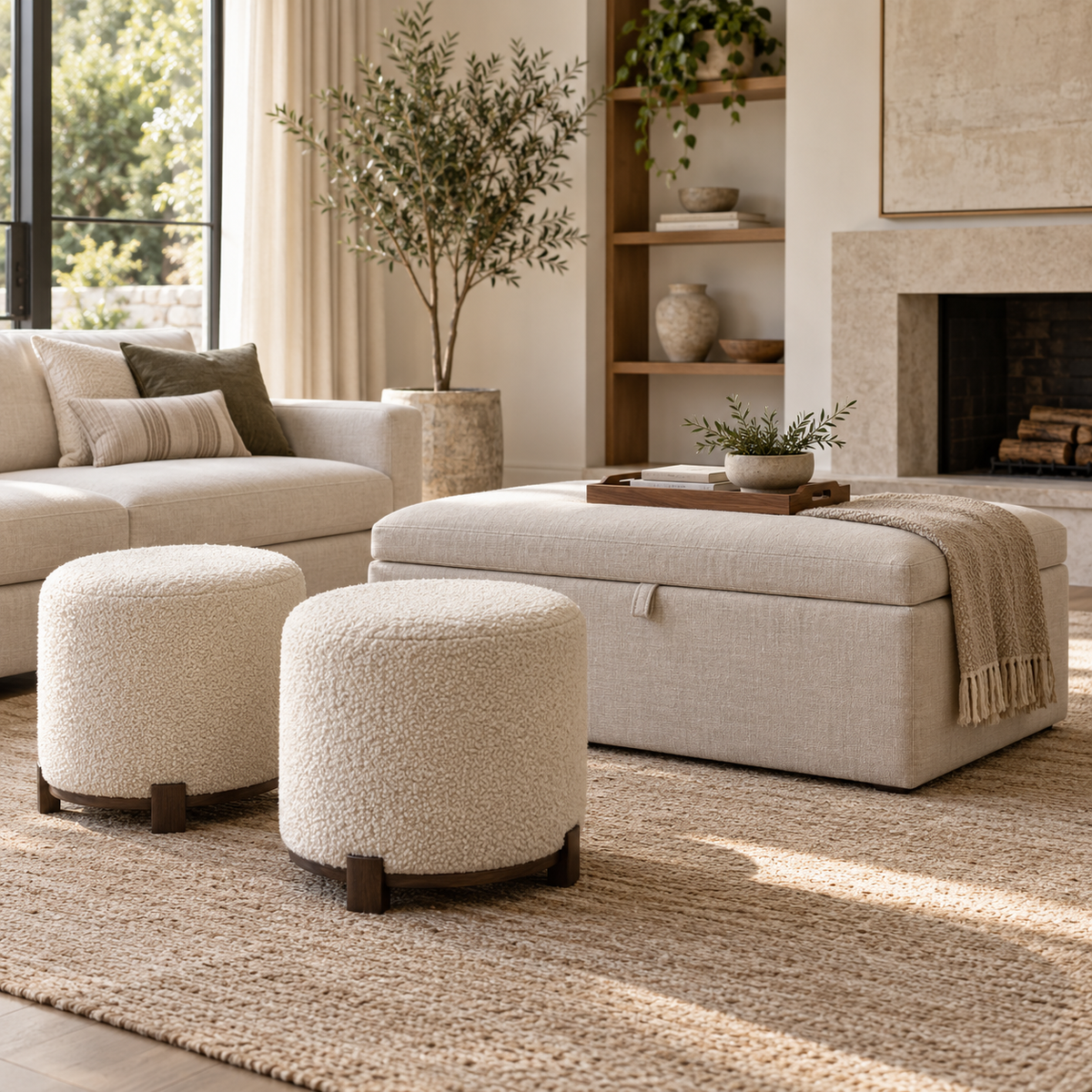 Contemporary ottomans collection image for Mielcasa
