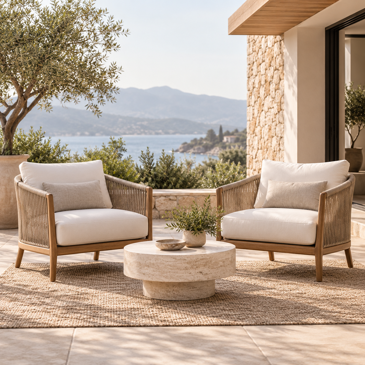 Outdoor chairs collection at Miel Casa