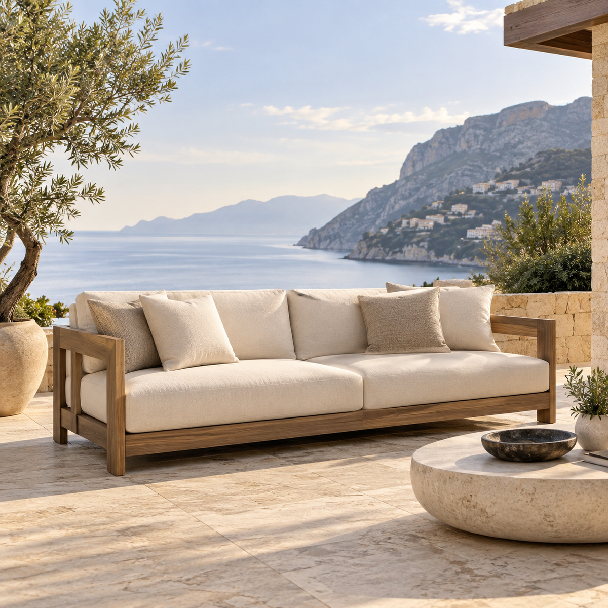 Outdoor sofas collection at Miel Casa