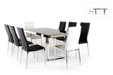 Courtland Modern Stainless Steel Dining Table