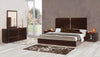 Eastern King Anastasia Italian Modern Ebony Bedroom Set