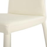 167CH White Contemporary Modern Dining Chair (Set of 2)