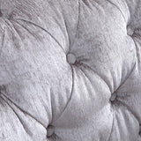 Alexandrina Grey Tufted Velvet Sofa