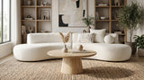 Velma Modern Travertine Marble Coffee Table
