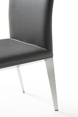 Taryn Modern Dark Grey Dining Chair (Set of 2)