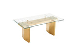 Nassim Glam Glass Extendable Dining Table