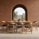 Evora Outdoor Eucalyptus Rectangular Dining Table