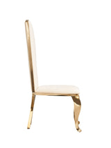 Bonnie Modern Beige Velvet & Champagne Gold Dining Chair (Set of 2)