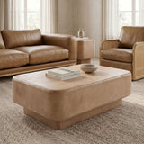 Bruno Modern Mango Wood Rectangular Coffee Table