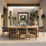 Kamari Outdoor Natural Teak Dining Table