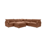 Caplan 6 Piece Sectional with Ottoman
