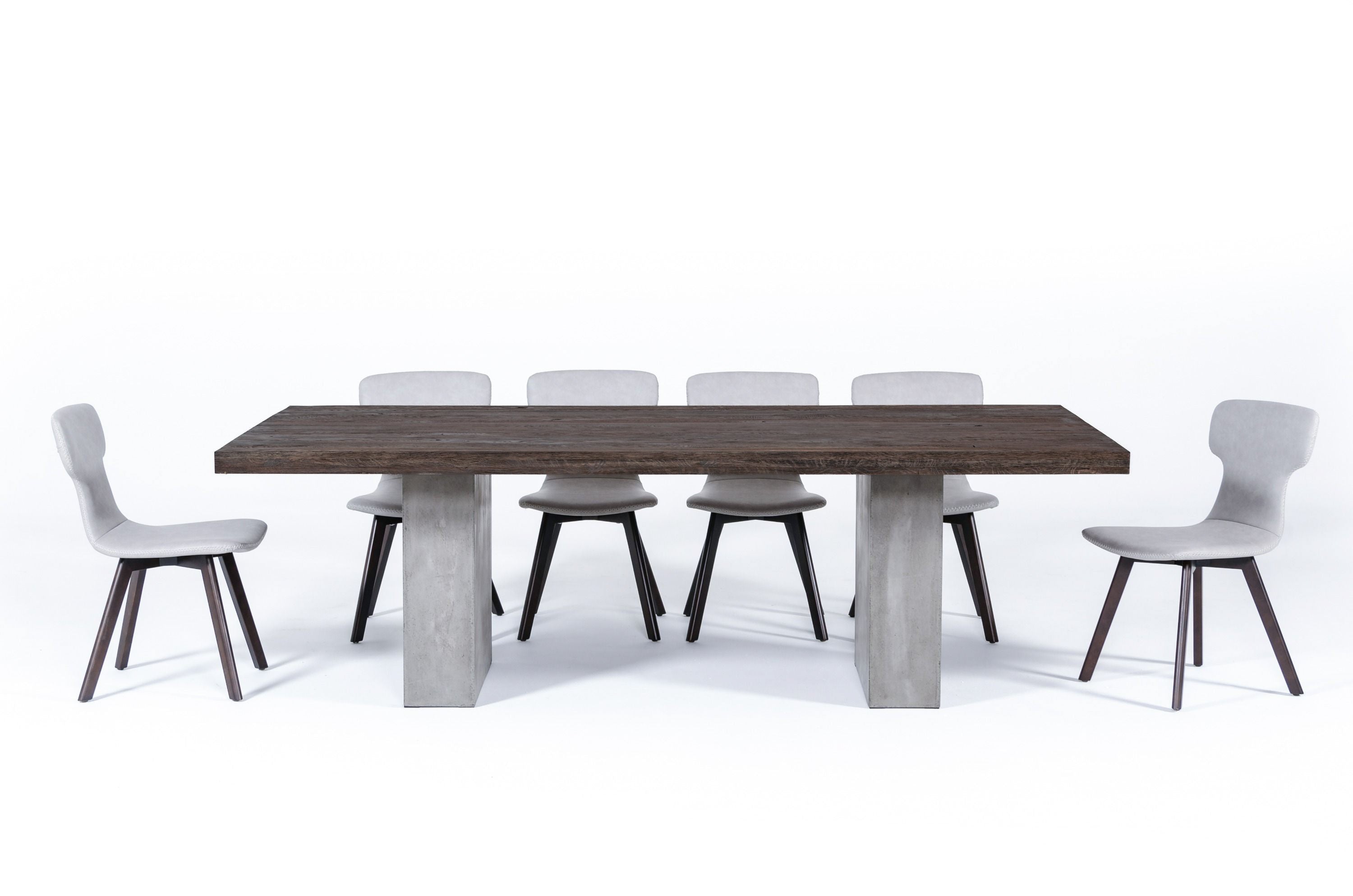 Renzo Modern Oak & Concrete 94" Dining Table