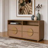 Sergio Modern Natural Oak Dresser