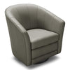 Greer Modern Grey Eco-Leather Accent Chair