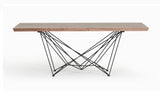 Naomi Modern Walnut Dining Table