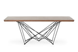 Naomi Modern Walnut Dining Table