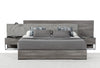  Mielcasa | Grey California King Nova Domus Enzo Italian Modern Grey Oak & Fabric Bedwith Nightstands | SKU VGACENZO-BED-CK | MPN: 78232 | Free Delivery & Free Return