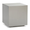 Anvil Modern Brushed Stainless Steel End Table