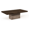 Renzo Modern Oak & Concrete Coffee Table