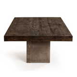 Renzo Modern Oak & Concrete Coffee Table