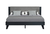 Panther Contemporary Grey & Black Bed