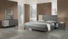 Palermo Italian Modern Faux Concrete & Grey Bedroom Set