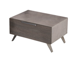 Mielcasa | Grey Nova Domus Bronx Italian Modern Faux Concrete & Grey Nightstand | SKU VGACBRONX-NS | MPN: 75453 | Free Delivery & Free Return