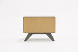Soria Modern Grey Wash Bedroom Set