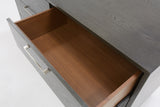 Soria Modern Grey Wash Bedroom Set